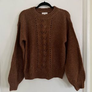 Blu Pepper Nordstrom Cable Knit Sweater